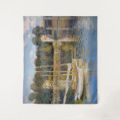 Claude Monet - Die argentinische Brücke Wandteppich (Vorderseite)