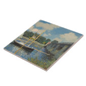 Claude Monet | die Brücke in Argenteuil Fliese (Seite)