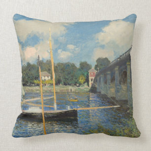 Claude Monet die Brücke in Argenteuil Kissen