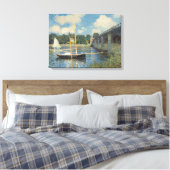 Claude Monet | Die Brücke in Argenteuil Leinwanddruck (Insitu (Schlafzimmer))