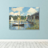 Claude Monet | Die Brücke in Argenteuil Leinwanddruck (Insitu (Holzboden))