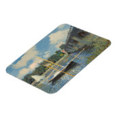 Claude Monet | Die Brücke in Argenteuil Magnet (Linke Seite)