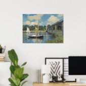 Claude Monet | Die Brücke in Argenteuil Poster (Heimbüro)