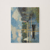 Claude Monet | die Brücke in Argenteuil Puzzle (Vertikal)