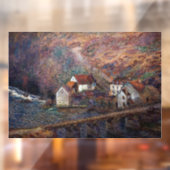 Claude Monet - Die Brücke in Vervy Fensteraufkleber (Blatt 2)