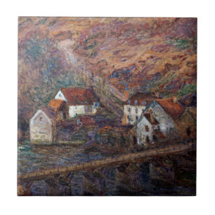 Claude Monet - Die Brücke in Vervy Fliese