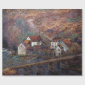 Claude Monet - Die Brücke in Vervy Geschenkpapier (Flach)