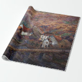 Claude Monet - Die Brücke in Vervy Geschenkpapier (Ungerollt)