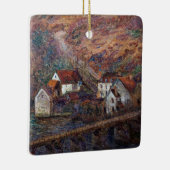 Claude Monet - Die Brücke in Vervy Keramikornament (Rechts)