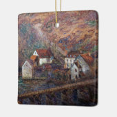 Claude Monet - Die Brücke in Vervy Keramikornament (Links)