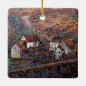 Claude Monet - Die Brücke in Vervy Keramikornament (Rückseite)