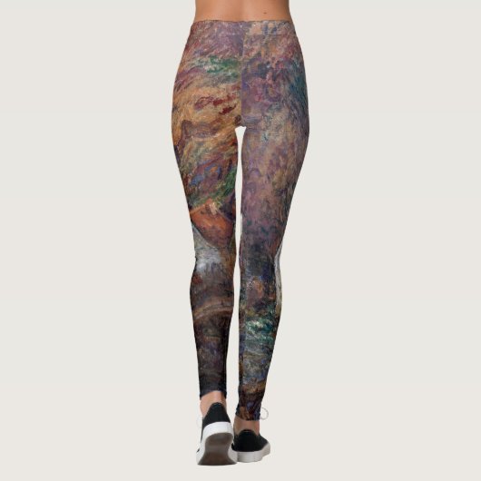 Claude Monet - Die Brücke in Vervy Leggings (Rückseite)