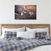 Claude Monet - Die Brücke in Vervy Leinwanddruck (Insitu (Schlafzimmer))