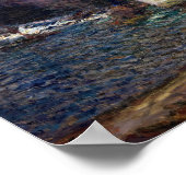 Claude Monet - Die Brücke in Vervy Poster (Ecke)