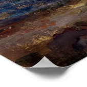 Claude Monet - Die Brücke in Vervy Poster (Ecke)