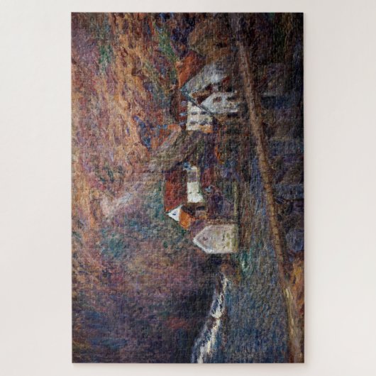 Claude Monet - Die Brücke in Vervy Puzzle (Vertikal)