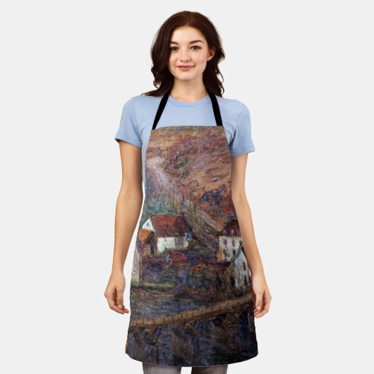 Claude Monet - Die Brücke in Vervy Schürze (Getragen)