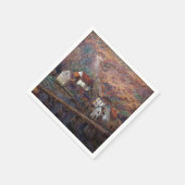 Claude Monet - Die Brücke in Vervy Serviette (Ecke)