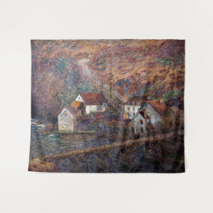 Claude Monet - Die Brücke in Vervy Wandteppich