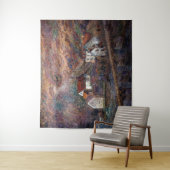 Claude Monet - Die Brücke in Vervy Wandteppich (Beispiel)