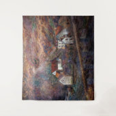 Claude Monet - Die Brücke in Vervy Wandteppich (Vorderseite)