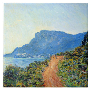 Claude Monet, Die Corniche von Monaco, Fliese