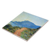 Claude Monet, Die Corniche von Monaco, Fliese (Seite)