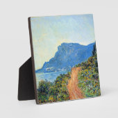 Claude Monet, Die Corniche von Monaco, Fotoplatte (Vorderseite)