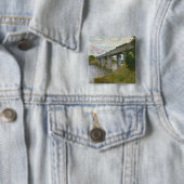 Claude Monet | die Eisenbahnbrücke in Argenteuil Button (Beispiel)