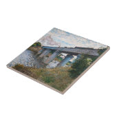 Claude Monet - Die Eisenbahnbrücke in Argenteuil Fliese (Seite)