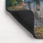 Claude Monet - Die Eisenbahnbrücke in Argenteuil Mousepad (Ecke)