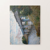 Claude Monet - Die Eisenbahnbrücke in Argenteuil Puzzle (Vertikal)