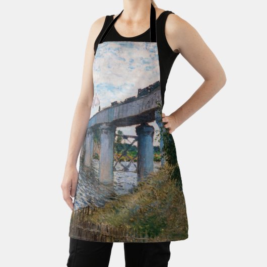 Claude Monet - Die Eisenbahnbrücke in Argenteuil Schürze (InSitu)