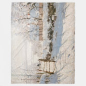 Claude Monet - Die Elster Fleecedecke (Vorderseite)