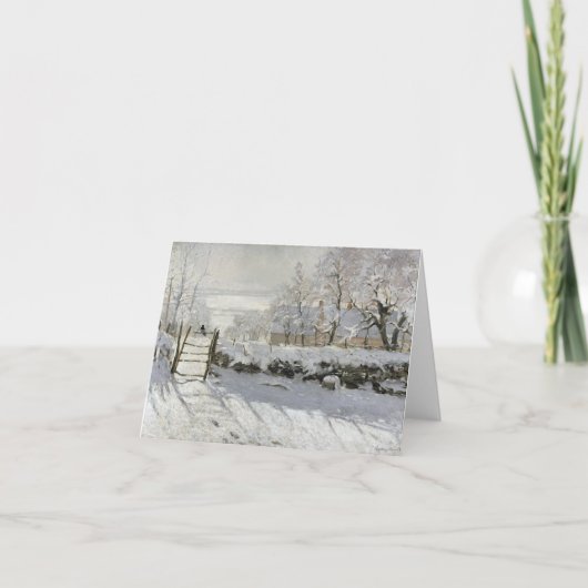 CLAUDE MONET DIE ELSTER KARTE (Vorderseite)