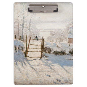 Claude Monet - Die Elster Klemmbrett