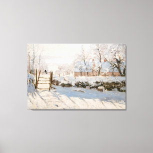 Claude Monet - Die Elster Leinwanddruck