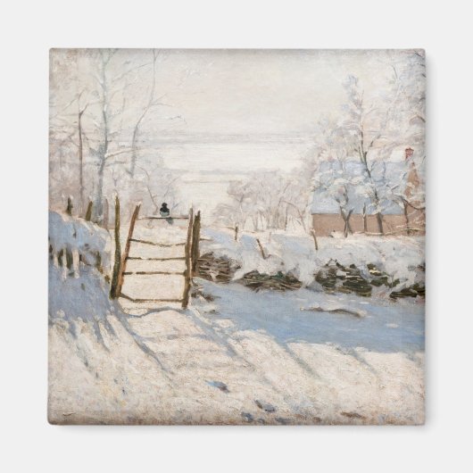 Claude Monet - Die Elster Magnet (Vorne)
