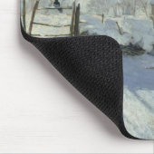 Claude Monet - die Elster Mousepad (Ecke)