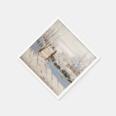 Claude Monet - Die Elster Serviette (Ecke)