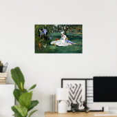 Claude Monet Die Familie Monet im Garten Poster (Heimbüro)