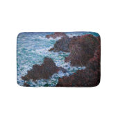 Claude Monet - Die Felsen an der Wilden Küste von Badematte (Vorderseite)