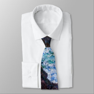 Claude Monet - Die Felsen an der Wilden Küste von  Krawatte