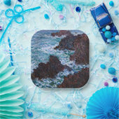 Claude Monet - Die Felsen an der Wilden Küste von  Pappteller (Party)