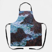 Claude Monet - Die Felsen an der Wilden Küste von Schürze (Vorderseite)