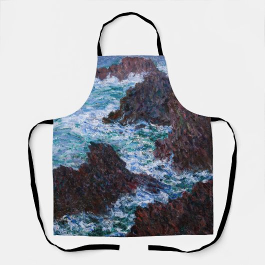 Claude Monet - Die Felsen an der Wilden Küste von  Schürze (Vorderseite)