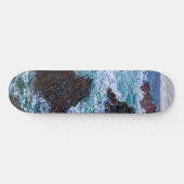 Claude Monet - Die Felsen an der Wilden Küste von Skateboard (Horizontal)