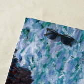 Claude Monet - Die Felsen an der Wilden Küste von Strandtuch (Beispiel)