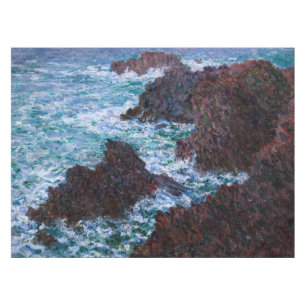 Claude Monet - Die Felsen an der Wilden Küste von Tischdecke