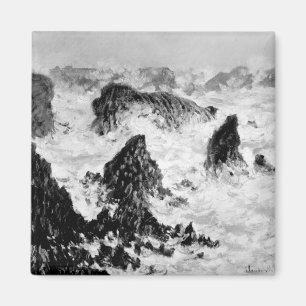 Claude Monet die Felsen von Belle-Ile, 1886 Magnet